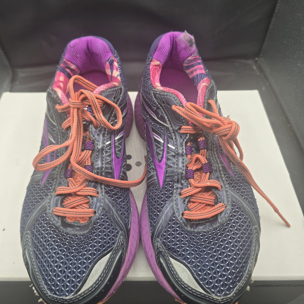 Brooks Women's Athletic Shoes - Navy, Pink, and Orange